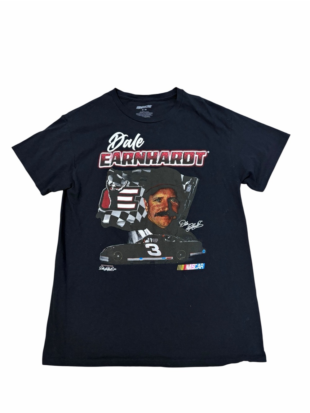 NASCAR Dale Earnhardt #3 Racing Shirt Men’s Medium Black Graphic - Picture 2 of 6